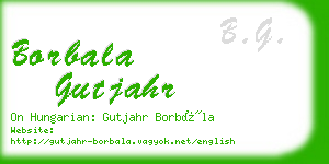 borbala gutjahr business card